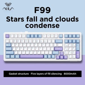 독거미 Spider F99pro 맞춤형 기계식 키보드 개스킷 구조 풀키 핫플러그 무선 블루투스 3모드 F99 블루