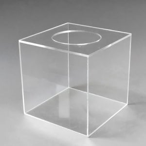 아크릴 투명 응모함 30x30x30 3T 이벤트 경품함 추첨함 식권함 투표함