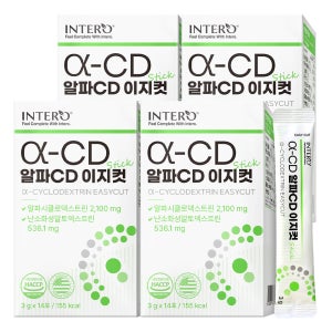 인테로 알파CD 이지컷 사과맛 분말 알파시클로덱스트린 14포, 4개