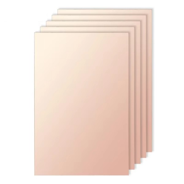 5PCS FR4 PCB 5x7cm 단일 측면 <b>구리</b> 클래드 플레이트 Diy Pcb 키트 라미네이트 회로 기판