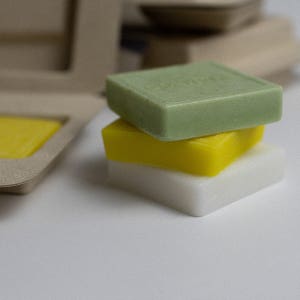 고체 어메니티 세트 천연 샴푸바 린스바 클렌징바 제로웨이스트 여행용 답례품 러버터