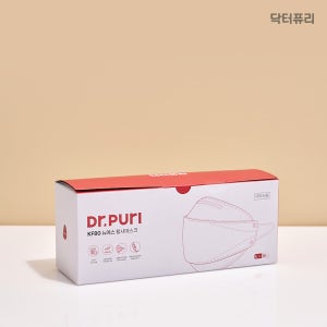 닥터퓨리 KF80 뉴에스 황사마스크 개별포장/번들포장 대형, 100개