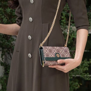 갤럭시 A50 카드 지갑 케이스 카리나 핸드백 다이어리 그린 (KGS), 갤럭시A50