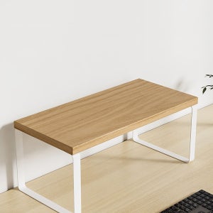 1단 데스크 선반 높이 8cm 15cm 책꽂이 모니터 받침