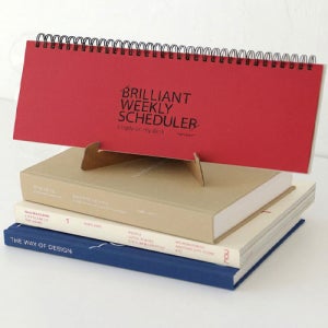 [페이퍼리안] Brilliant weekly scheduler red