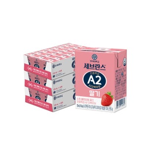 연세우유 세브란스 전용목장 A2단백우유 딸기, 125ml, 72개