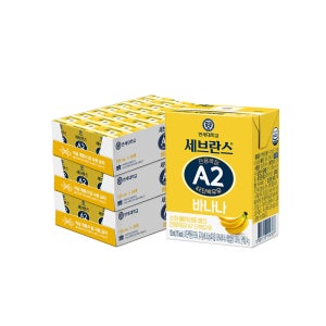 연세우유 세브란스 전용목장 A2단백우유 바나나, 125ml, 72개