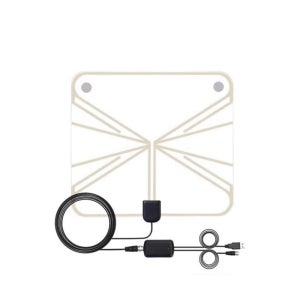 4K UHD 디지털 지상파 안테나 수신기 + 증폭기 세트 실내용 이동형 USB전원