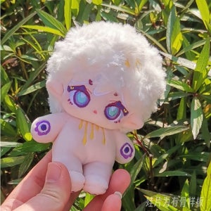 10cm 극지백야 무골 몸체 바디 토끼털 솜깅 아이돌 인형 무속성 솜인형 옷 의상