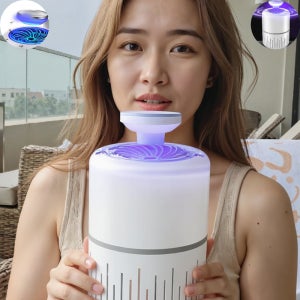USB 모기퇴치기 LED 무드등 겸용 팬 흡입식 저소음 실내용 벌레퇴치기
