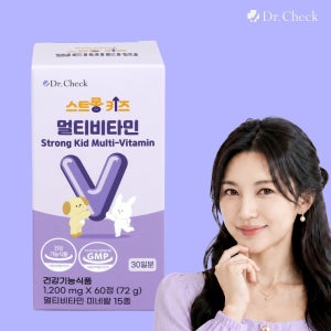 닥터체크 스트롱키즈 멀티비타민 4박스 구매시 쇼핑백 증정 60정, 1개