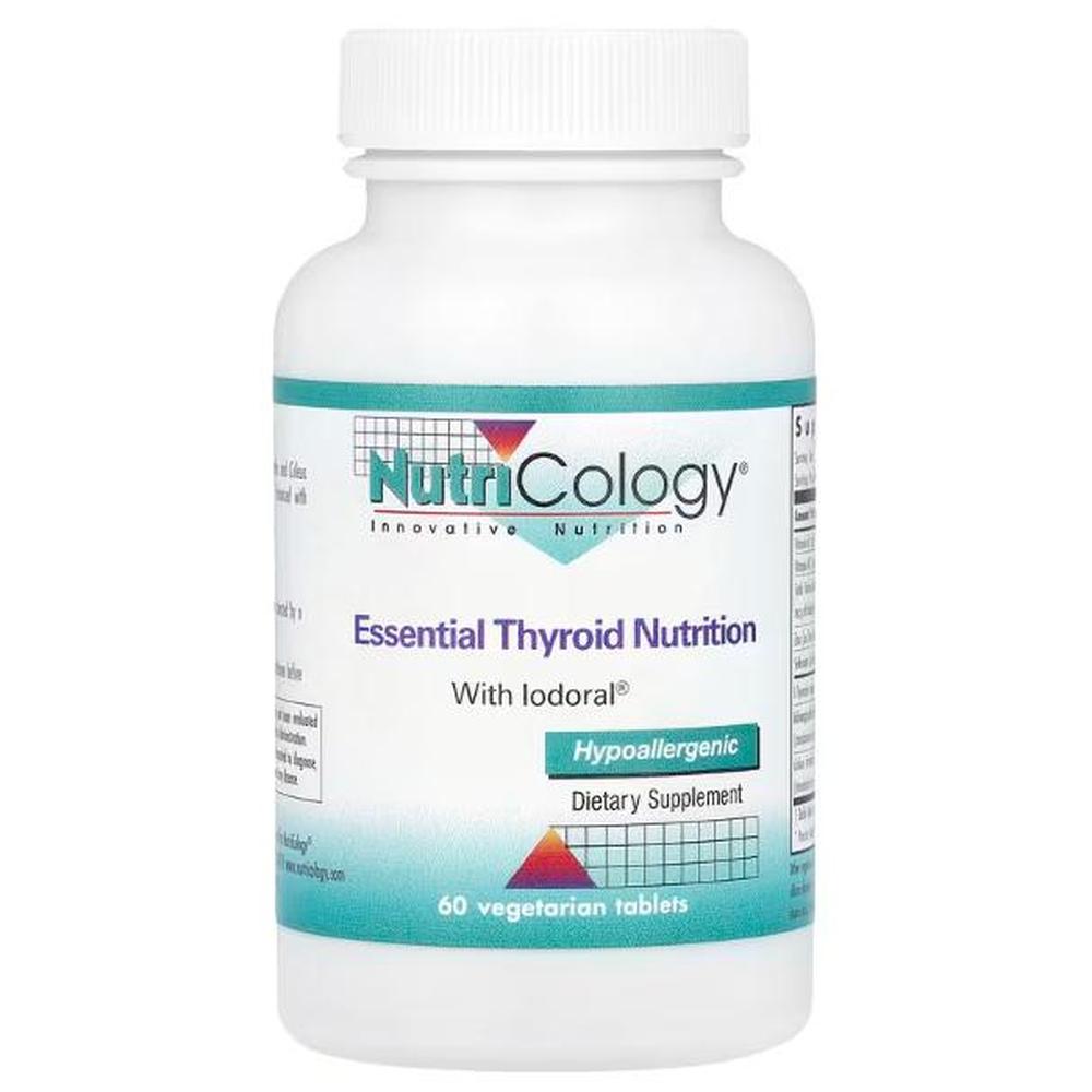 Nutricology Iodoral 함유 <b>에센셜 싸이로이드 뉴트리션</b> 베지 60정
