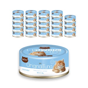 고양이간식 살찐이 나고양이캔이야 냥이간식 참치, 85g, 24개