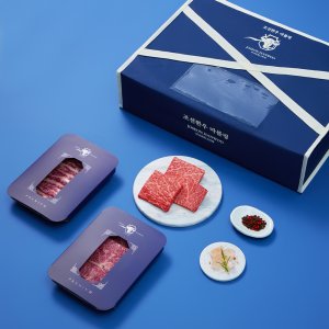 마블링시그널 조선 한우 세트 투뿔 NO9 갈비살 채끝 살치 등심