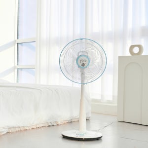 숲속바람 선풍기 자연담은 스탠드 가정용 저전력 시원한 저소음 선풍기 4+1
