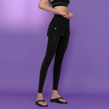 젝시믹스 블랙라벨 시그니처 라이프 투인원 레깅스 WP9209G