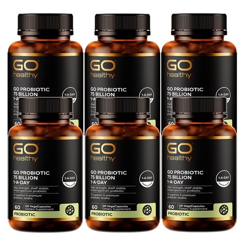 뉴질랜드 <b>고헬씨</b> 프로바이오틱스 고함량 유산균 750억 6개