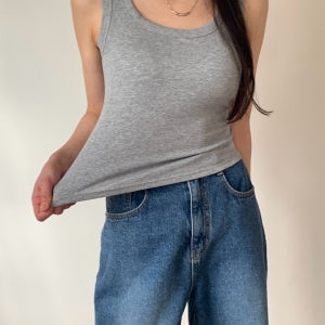 승모근 커버 브라 캡나시 캡내장나시 일체형 브라탑 3컬러