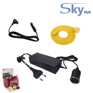 대한민국 SKYPLUS 어댑터 차량용 냉장고 시거잭 전원 사각잭 12V 알피쿨 헤르젠