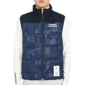 혼가먼트 다이얼로그 HCM 2C AD07 NAVY 남자 골프 패딩 조끼