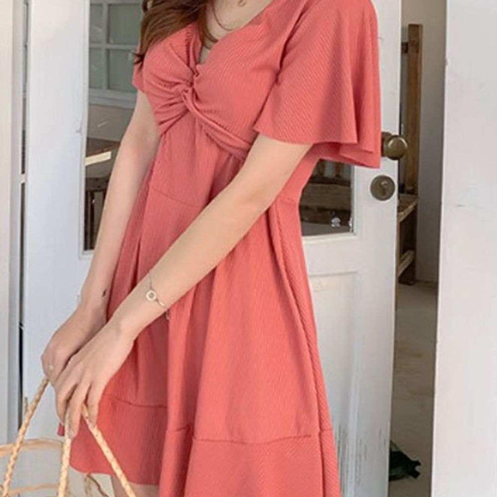 러플 여성 수영복 트렌디한 홀터넥 원피스 수영복 DO8857 해변용