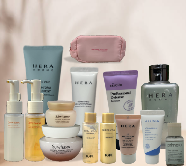 (오늘출발) 화장품 파우치+여행용 미니 기획 세트