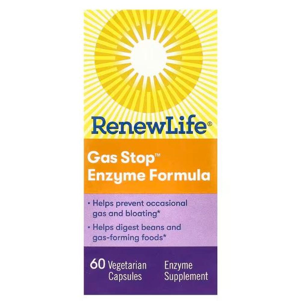 리뉴라이프 가스 스톱 엔자임 포뮬라 베지캡슐 60정