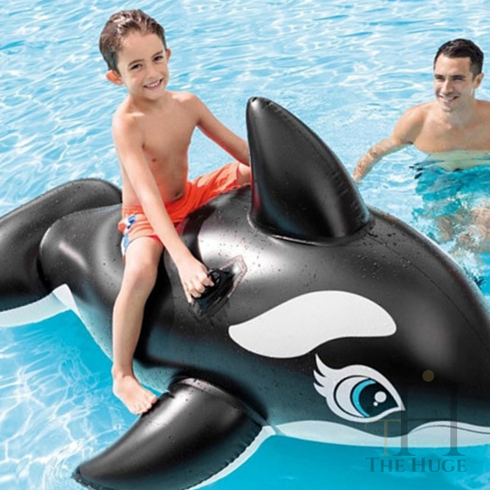 더휴즈 라이드온 튜브 대형 고래 계곡 유아라이드온 물놀이안전용품 초등학생