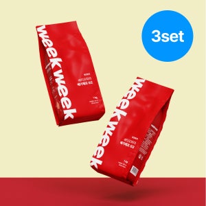 [1,000원 할인 쿠폰] 3세트 할인 위크위크 신제품 산뜻한 신선한 에티오피아 예가체프 G2 원두 커피 1kg 홀빈