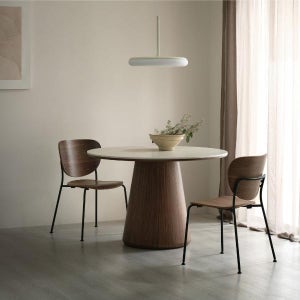일룸 필즈 세라믹 원형 식탁 1100mm, MWT(모카월넛)