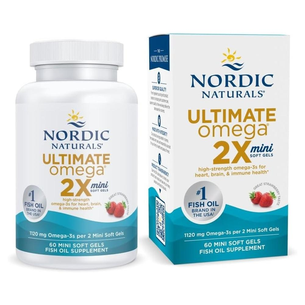 노르딕네츄럴스 Nordic Naturals Ultimate Omega <b>2X</b> Mini,