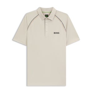 BOSS 파테오 액티브 슬림핏 폴로 셔츠 50543333271 베이지 카라 스포츠 티셔츠
