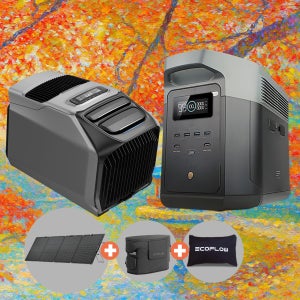 에코플로우 델타2 맥스+ 웨이브3 에어컨 냉난방기 세트제품