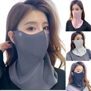 1+1 골프마스크 자외선차단마스크 러닝 얼굴 햇빛가리개 안면 자전거 운동 쿨 메쉬