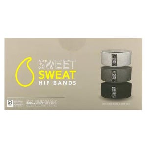 스포츠리서치 Sweet Sweat Hip Bandsgray 3 Bands