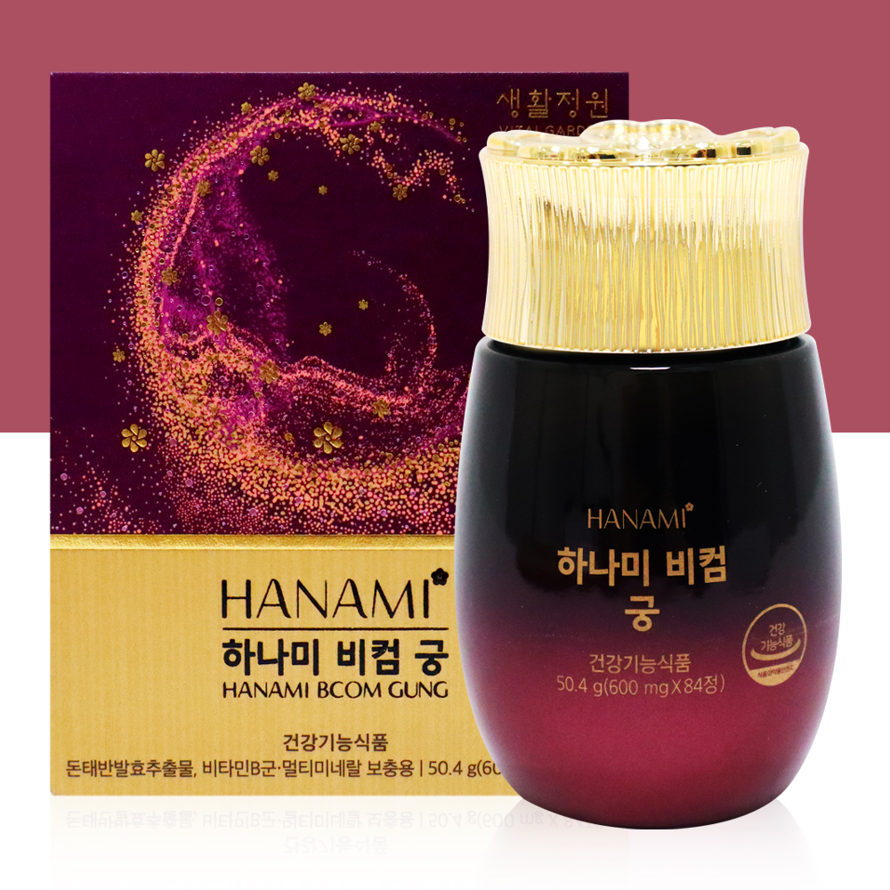 생활정원 하나미 비컴 궁 84정 4주분 본품 (여성 갱년기)