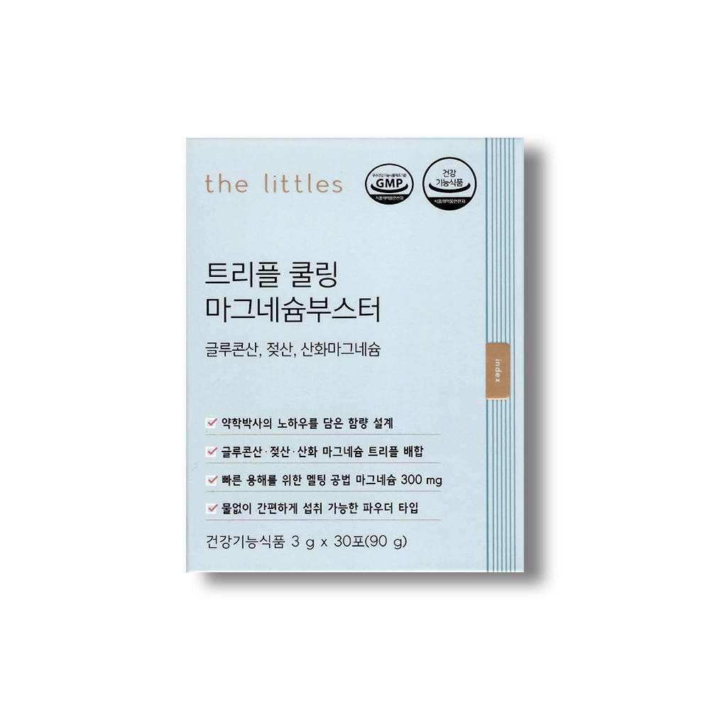 <b>더리틀스</b> 트리플 쿨링 <b>마그네슘</b>부스터 3g x 30포