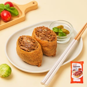 굿스푼 저당 불고기 유부초밥 210g 3팩 냉동 간편식 유부밥 두부밥 토핑