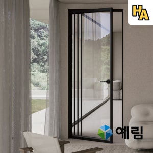 예림 리안 간살 도어 여닫이 현관 중문 실측 시공 (싱글/양개)