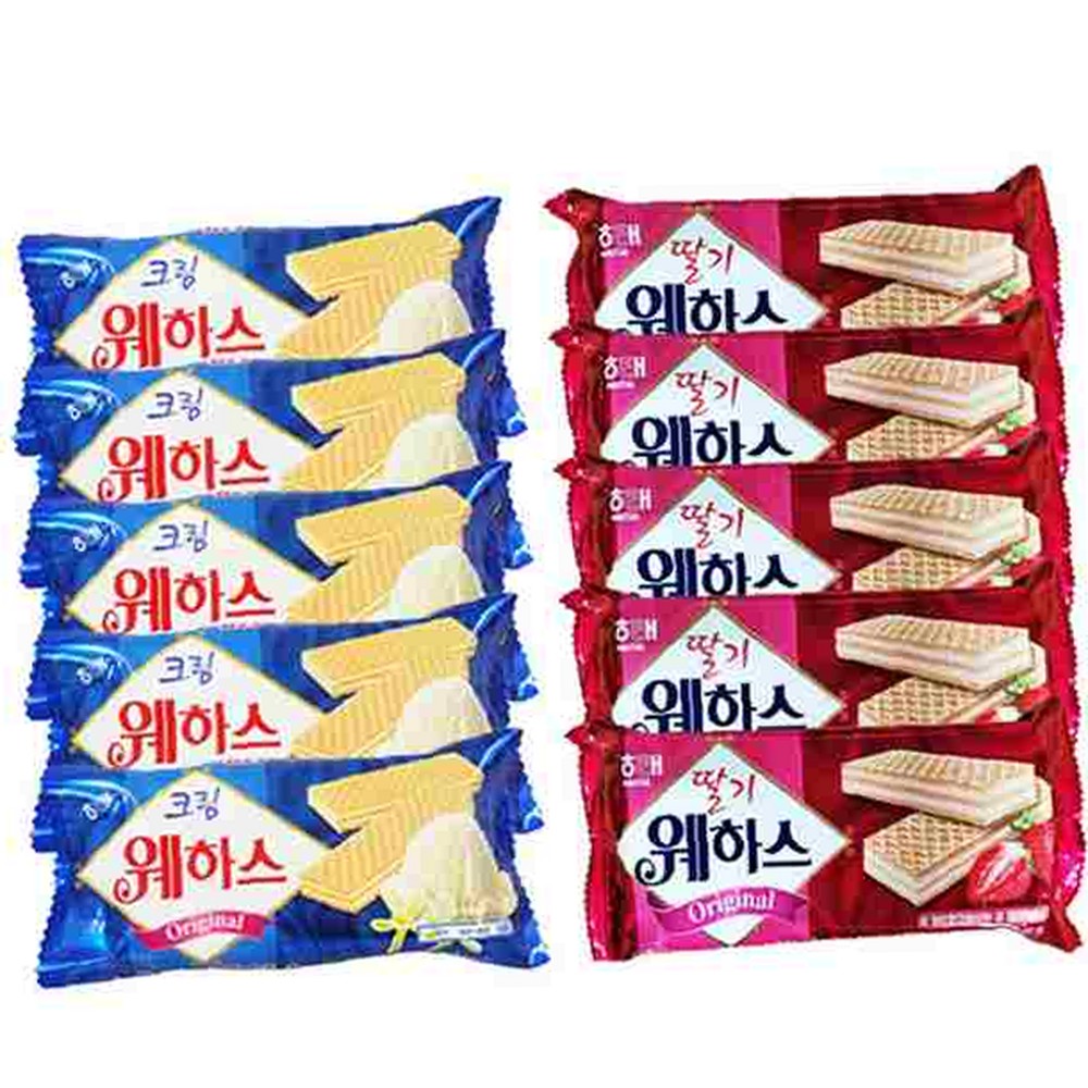 간식 쿠키 웨하스 한 맛있는 구매 세트 과자 비스킷 박스 선물 할인 해태 리 개별 포장 저