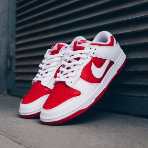 [국내매장판] 나이키 덩크 로우 남성 신발 운동화 챔피언 레드 DD1391-600