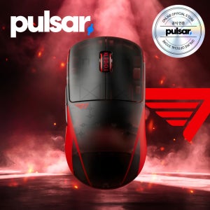 [국내정발] 펄사 X2 CrazyLight 무선 게이밍마우스 T1 에디션 블랙