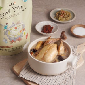 맛의고수 국산 한방 프리미엄 보양 삼계탕 900g, 6개