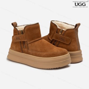 어그부츠 호주 오즈웨어 남성 태그 지퍼 벨크로 양털 워커 OB1005