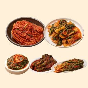 [3종세트] 포기 2kg + 총각 2kg + 쪽파 or 깻잎 or 갓김치 1KG