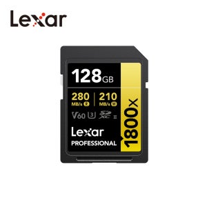 렉사 프로패셔널 1800X SD 메모리카드 SDXC UHS-II 128GB 캐논 소니 니콘 후지 카메라 호환