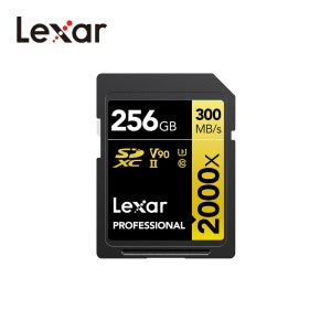 Lexar 렉사 프로패셔널 2000X SD 메모리카드 SDXC UHS-II 256GB