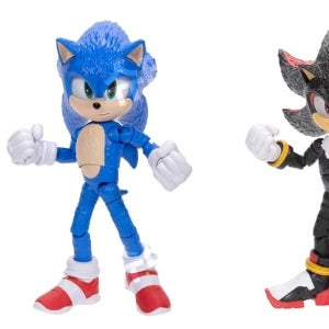 소닉3 5인치 액션피규어 4종 세트