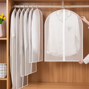EVA 옷걸이 의류 방수 커버 먼지차단 방진방습 중형5개