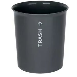 창신리빙 트래쉬 오픈휴지통5L 그레이 200x200x218mm 낱개